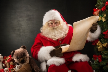au téléphone ou par écrit, donner sa liste au Père Noël est toujours un moment très attendu